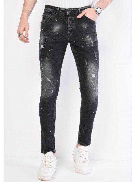 Local Fanatic Slim fit jeans met scheuren 1056 LF-DNM-1056 large Local Fanatic Slim fit jeans met scheuren 1056 LF-DNM-1056 large