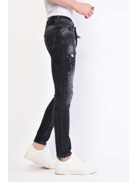 Local Fanatic Slim fit jeans met scheuren 1056 LF-DNM-1056 large