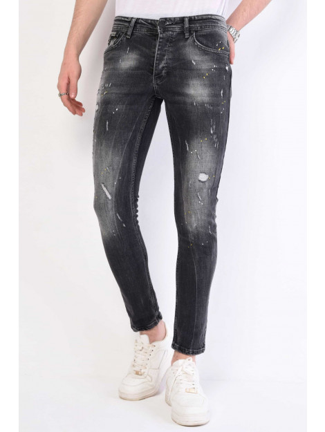 Local Fanatic Slim fit jeans met gaten 1055 LF-DNM-1055 large Local Fanatic Slim fit jeans met gaten 1055 LF-DNM-1055 large