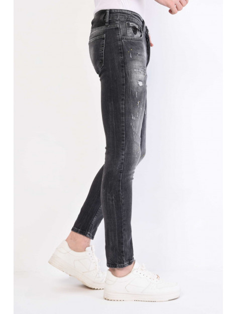 Local Fanatic Slim fit jeans met gaten 1055 LF-DNM-1055 large Local Fanatic Slim fit jeans met gaten 1055 LF-DNM-1055 large