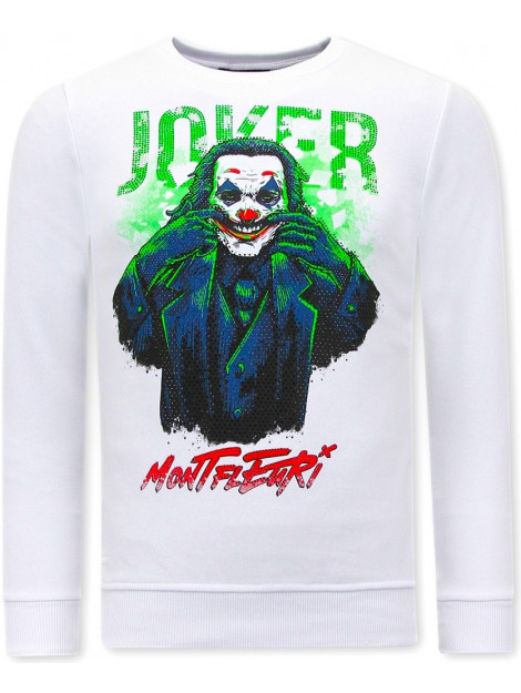 Montfleuri Sweater met print joker 3762 large
