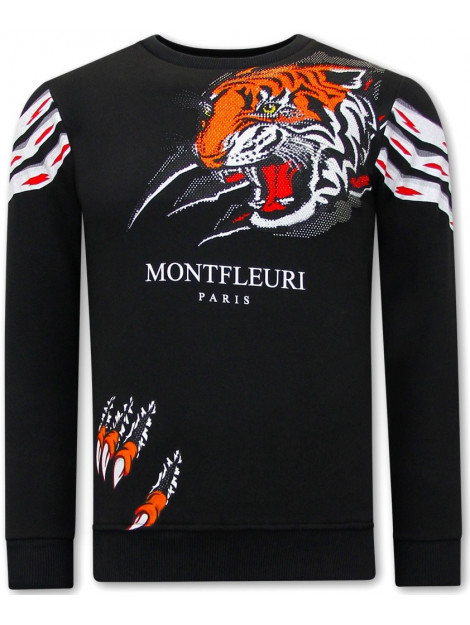 Montfleuri Sweater met tiger head 3636 large