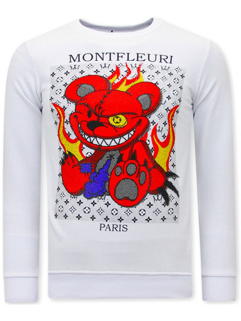 Montfleuri Sweater met print monster teddy bear 3631W large