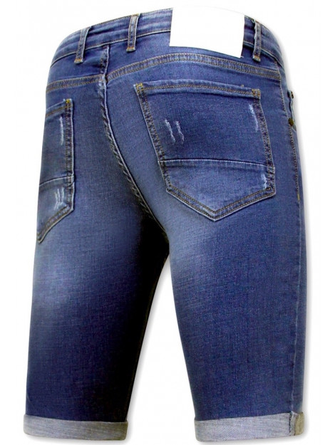 Local Fanatic Korte broek skinny met verfspatten 1031 LF-SHRT-1031 large Local Fanatic Korte broek skinny met verfspatten 1031 LF-SHRT-1031 large