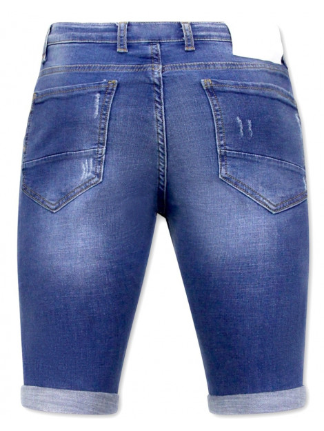 Local Fanatic Korte broek skinny met verfspatten 1031 LF-SHRT-1031 large Local Fanatic Korte broek skinny met verfspatten 1031 LF-SHRT-1031 large