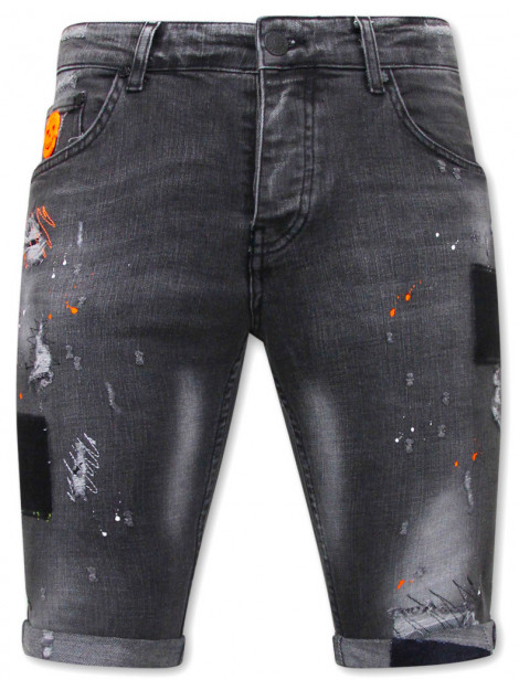 Local Fanatic Slim fit korte spijkerbroek 1034 LF-SHRT-1034 large