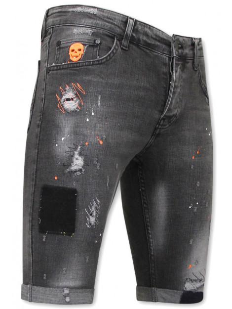 Local Fanatic Slim fit korte spijkerbroek 1034 LF-SHRT-1034 large