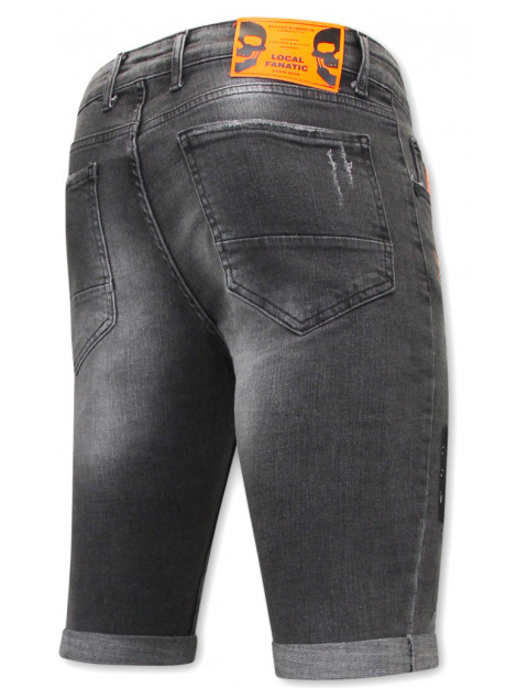 Local Fanatic Slim fit korte spijkerbroek 1034 LF-SHRT-1034 large