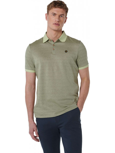 No Excess Polo 2 coloured jacquard dark mint 15370210-126 large