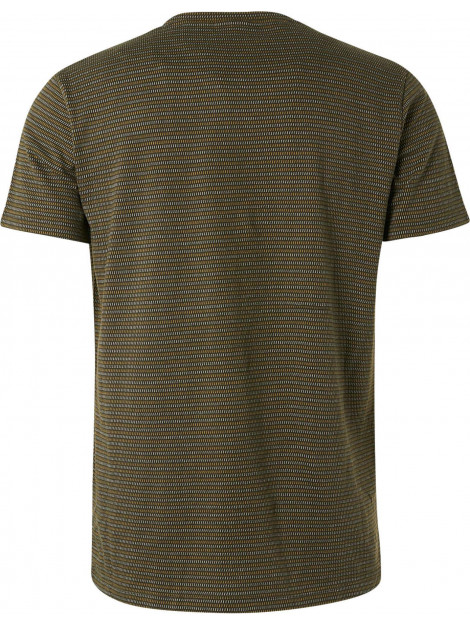 No Excess T-shirt crewneck 2 coloured jacquar basil 15350321-195 large