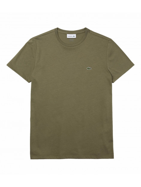 Lacoste 9983 t-shirt pima cotton regular fit tank green TH6709-00-316 large