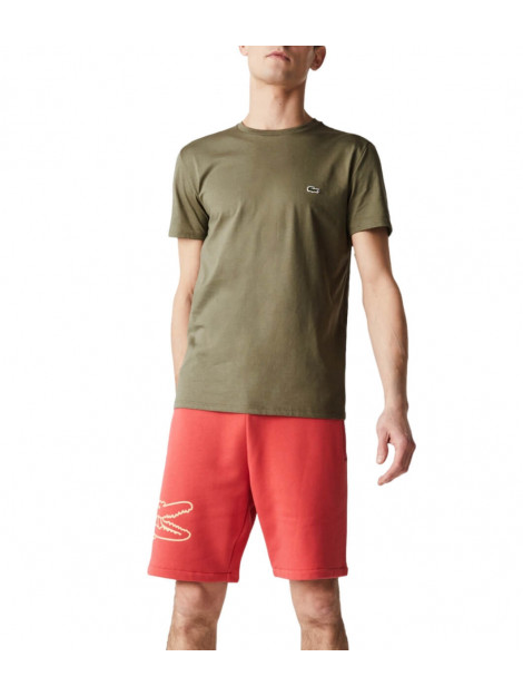Lacoste 9983 t-shirt pima cotton regular fit tank green TH6709-00-316 large