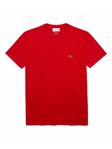 Lacoste T-shirt pima cotton regular fit red TH6709-00-240 large