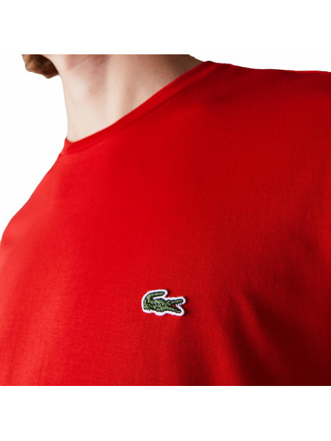 Lacoste T-shirt pima cotton regular fit red TH6709-00-240 large