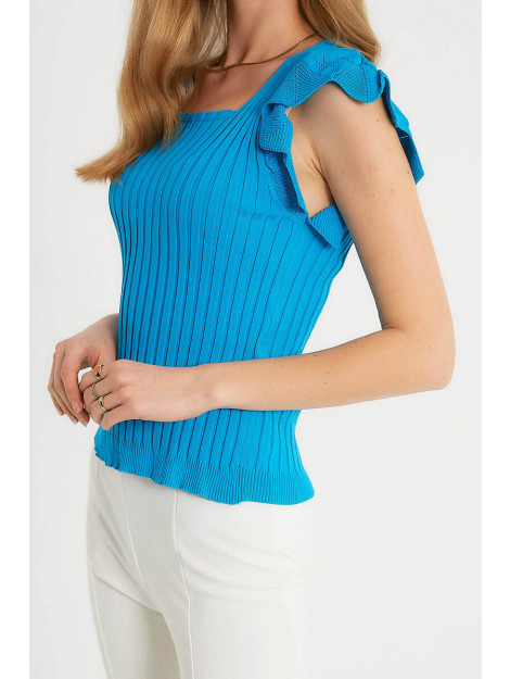 Robin-Collection Elastische ribstof top t93547 RBN-T93547 large