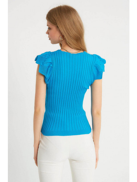 Robin-Collection Elastische ribstof top t93547 RBN-T93547 large