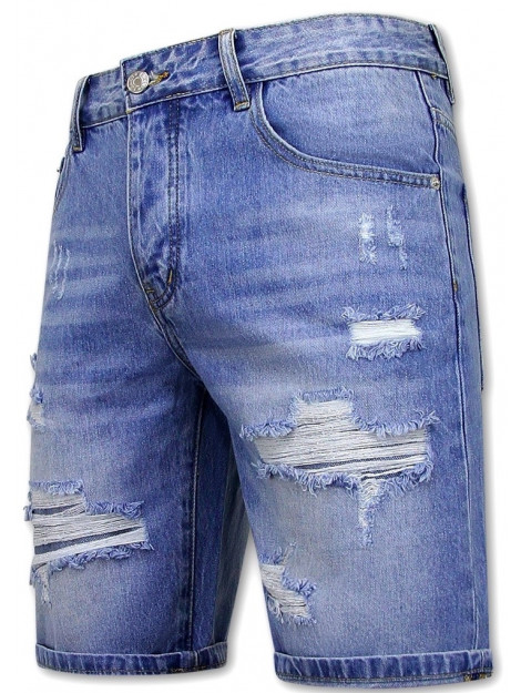 Enos Korte broek met gaten denim short BIG-RJ-951 large