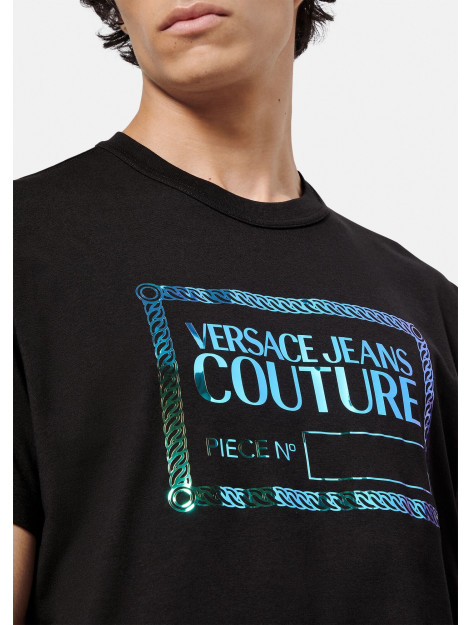 Versace Jeans Piece number logo t-shirt Piece Number Logo T-Shirt Zwart large
