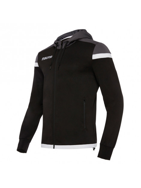 Macron Eadesy full zip hoody blk/wht 81490901 Macron EADESY FULL ZIP HOODY BLK/WHT 81490901 large