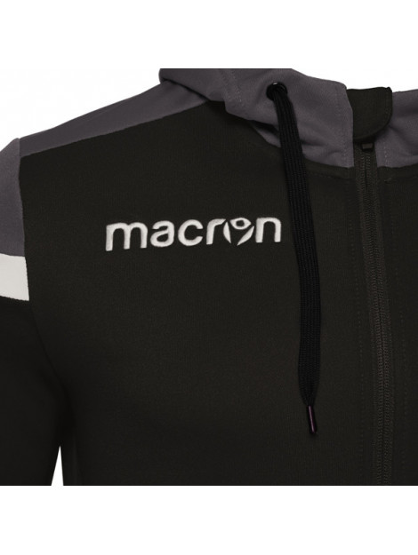 Macron Eadesy full zip hoody blk/wht 81490901 Macron EADESY FULL ZIP HOODY BLK/WHT 81490901 large