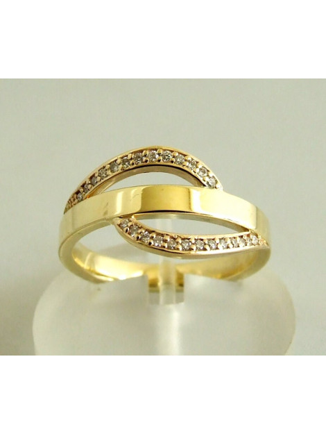 Atelier Christian 14 karaat ring met diamanten 766-8650Pm large