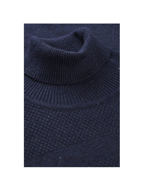 Kronstadt Fisker cotton roll neck knit navy 50023 50023 large
