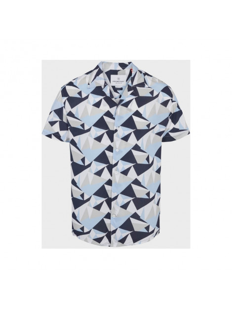 Kronstadt Cuba geometry s/s shirt blue ks3618 KS3618 large