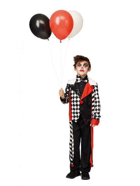 Negen In dienst nemen samenvoegen Confetti Kinder creepy clown kostuum | halloween jongen