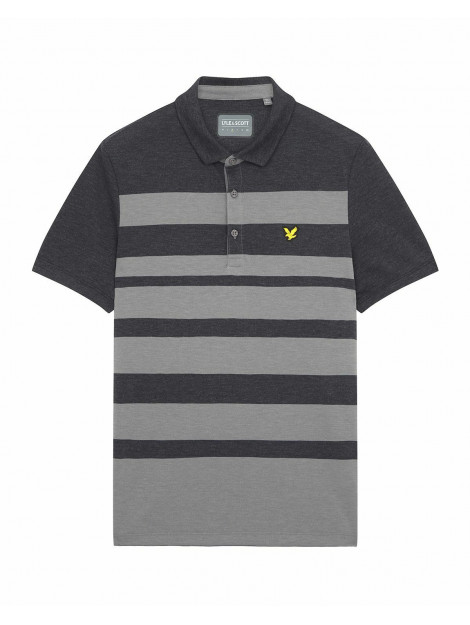 Lyle and Scott lightweight wide stripe polo - 054907_990-M large