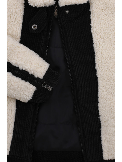 Looxs Revolution Teddy/rib jacket voor meisjes in de kleur 2231-5240-040 large