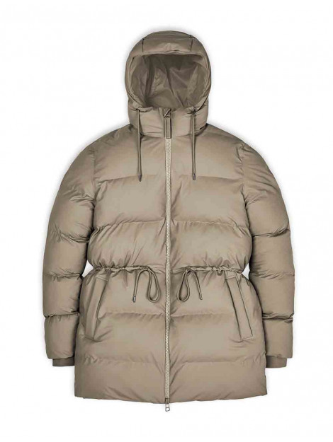 Rains 15370 puffer w jacket taupe 15370 large