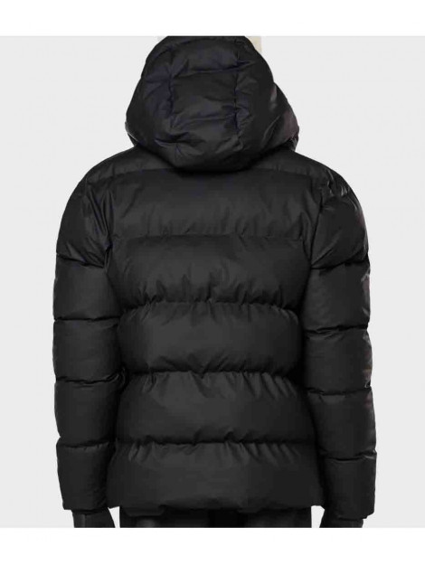 Rains 15370 puffer w jacket black 15370 large