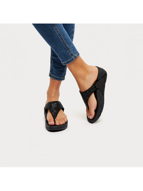 FitFlop Lulu glitter toe-thongs pu glitter X03 large