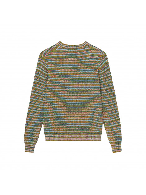 Wood Wood Sweater man vagn multi stripe jumper 12235510-4104 22153 large