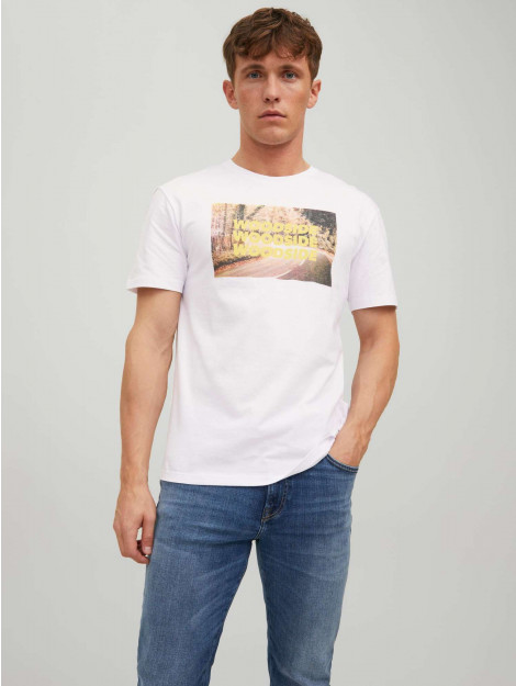 Jack & Jones Outside tee ss crew neck bright white 12216180-177627 large Jack & Jones Outside tee ss crew neck bright white 12216180-177627 large