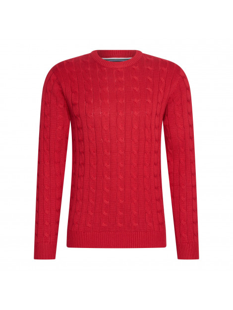 Cappuccino Italia Cable pullover cap-cable-red-XXL large