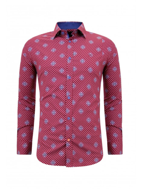Tony Backer Met print slim fit 3087 large