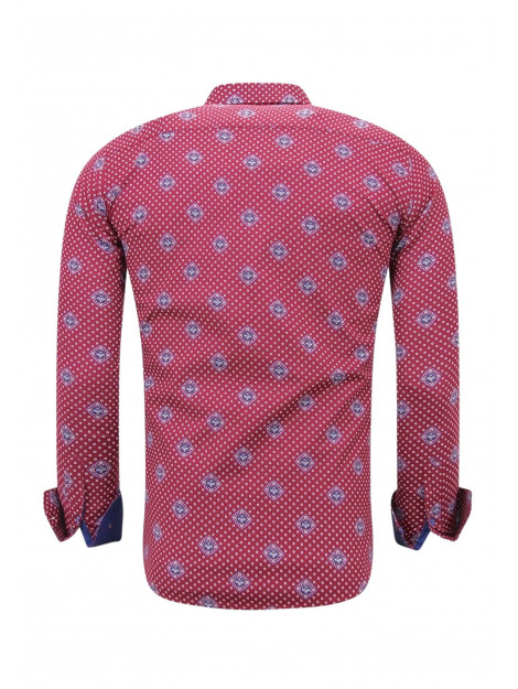Tony Backer Met print slim fit 3087 large