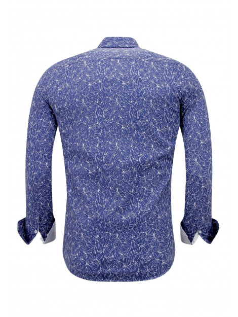 Tony Backer Bloemenprint slim fit 3085 large