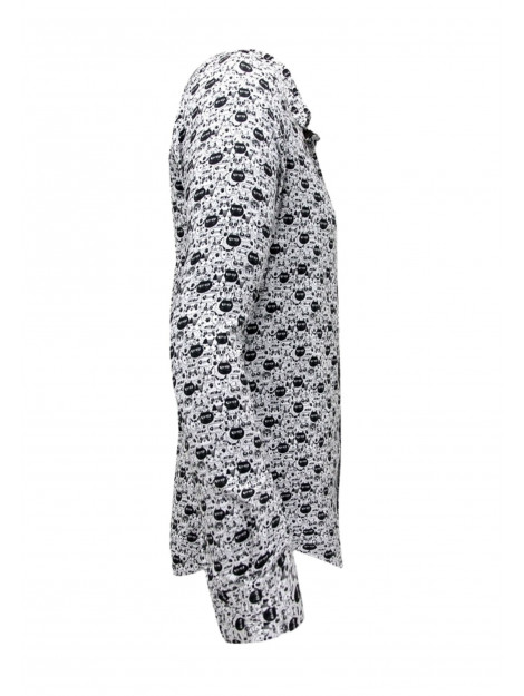 Tony Backer Satijn dierenprint zwart 3093 large