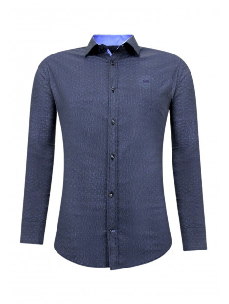 Tony Backer Met print slim fit 3067NW large