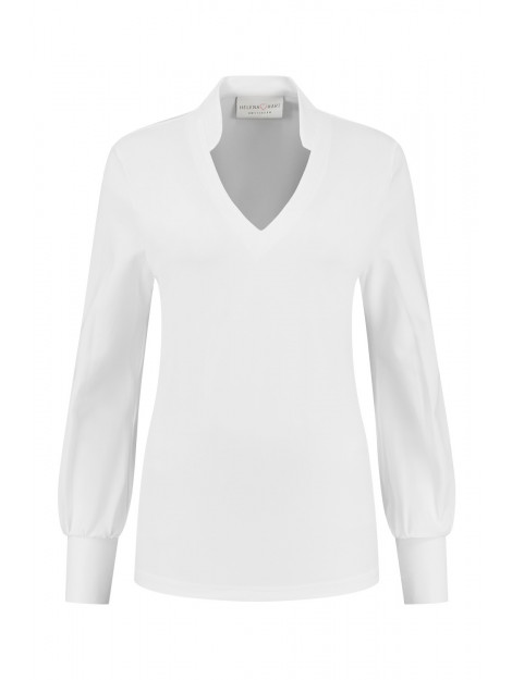 Helena Hart 7369top goldie transfer blouse wit 7369 large