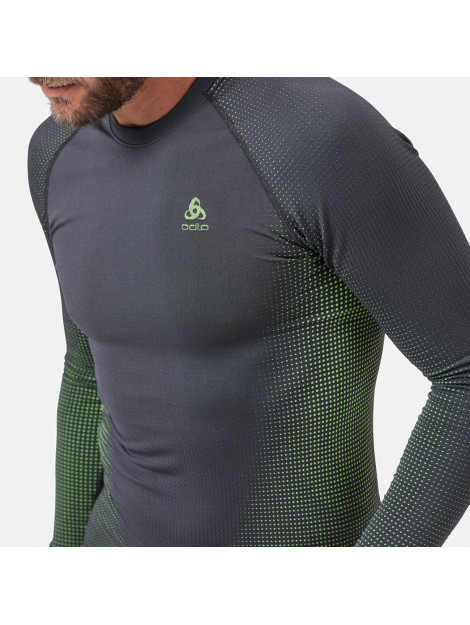 Odlo Bl top crew neck l/s performance warm ec 196192 large