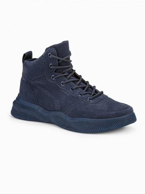 Ombre Herenschoenen trappers t380 navy 101851 large