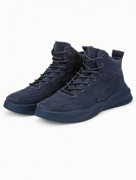 Ombre Herenschoenen trappers t380 navy 101851 large
