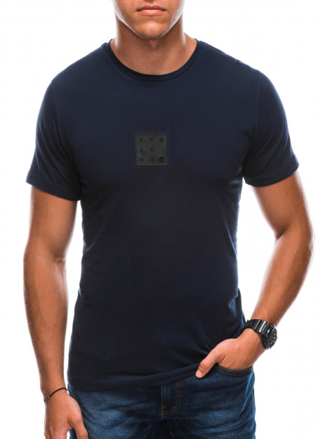 Edoti Heren t-shirt s1730 donkerblauw 105224 large