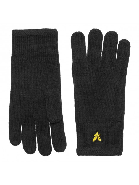 Lyle and Scott Racked ribbed gloves GL304CL-572 large