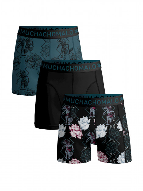 Muchachomalo Men 3-pack short /solid U-BATIK1010-01nl_nl large