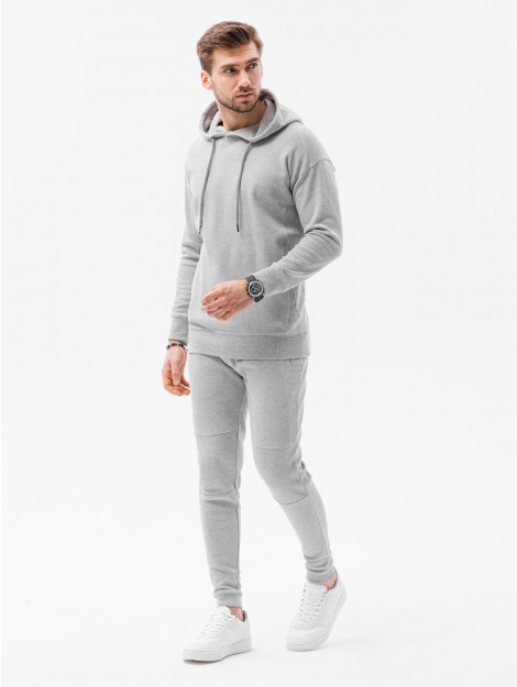 Ombre Herenset hoodie + broek grijs gemêleerd z49 95925 large