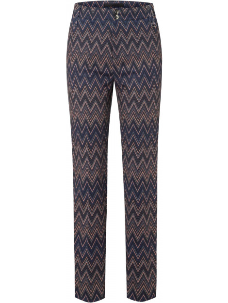 MAC Cora 191g stretch pants blue zigzag 107218800-191G large